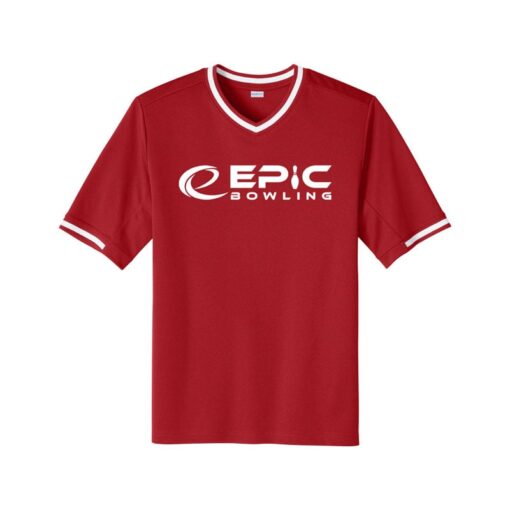 Epic Bowling V Neck Baseball Jersey - Image 3
