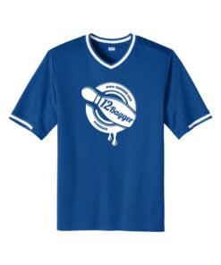 Alternative view of 12Bagger Bowling V Neck Baseball Jersey