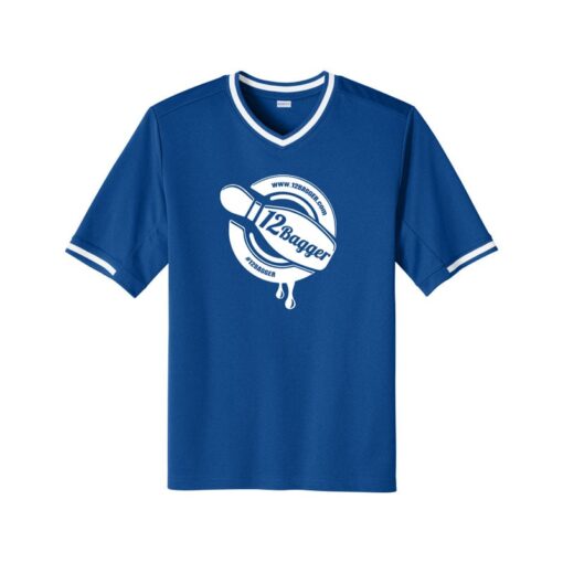 12Bagger Bowling V Neck Baseball Jersey - Image 2