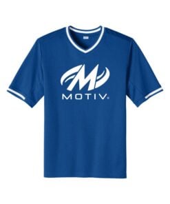 Alternative view of Motiv Bowling V Neck Baseball Jersey