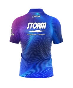 Alternative view of Storm A.R.V.I.S. Quick Ship CoolWick Sash Zip Bowling Jersey