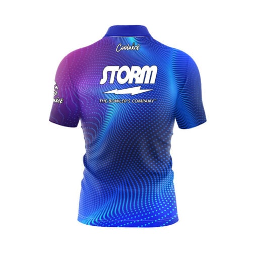 Storm A.R.V.I.S. Quick Ship CoolWick Sash Zip Bowling Jersey - Image 2