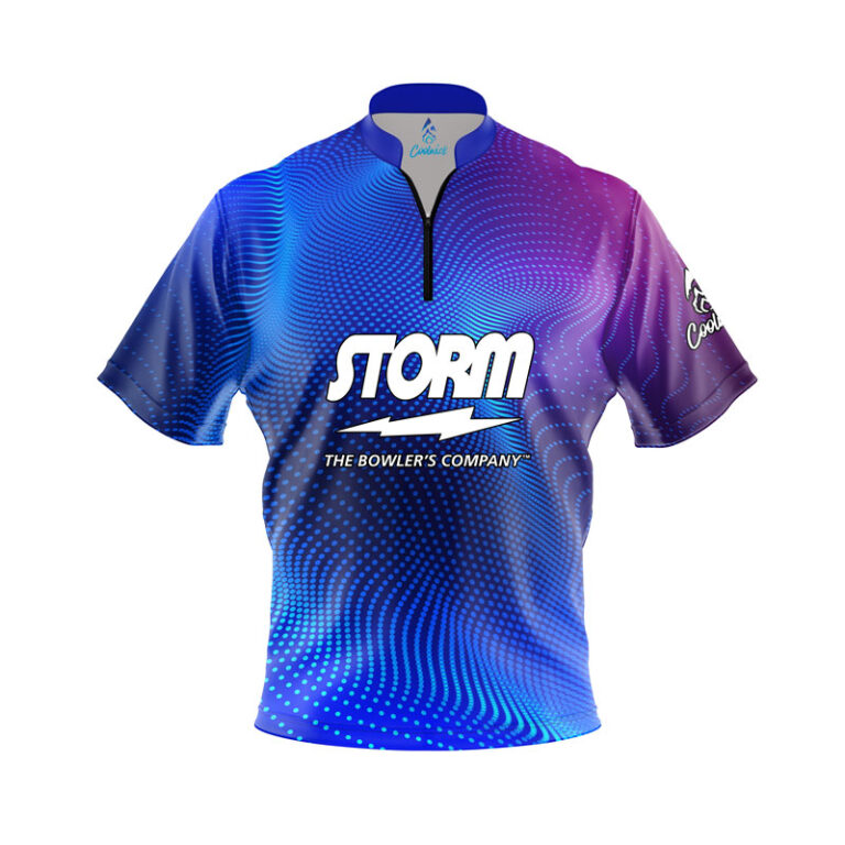 Storm A.R.V.I.S. Quick Ship CoolWick Sash Zip Bowling Jersey