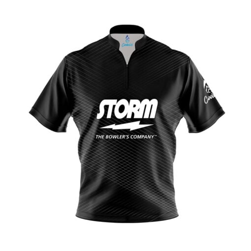 Storm Lucky Quick Ship CoolWick Sash Zip Bowling Jersey