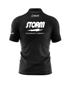Alternative view of Storm Lucky Quick Ship CoolWick Sash Zip Bowling Jersey