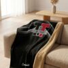 Kristina Cox Thomas Tournaments Sherpa Lined Throw Blanket