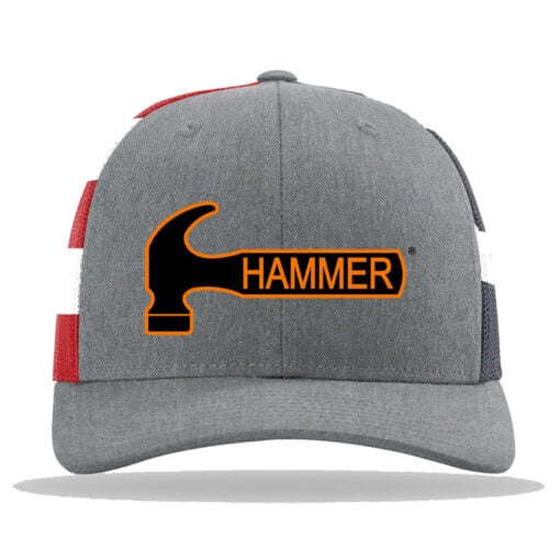 Richardson American Flag Hammer Bowling Hat - Image 3