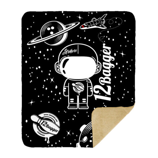 12Bagger Sherpa Lined Throw Blanket - Image 2