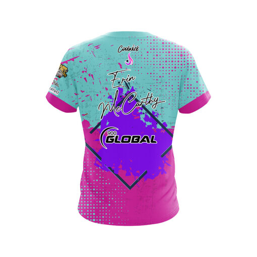 900 Global Erin McCarthy Miami Vice CoolWick Bowling Jersey - Image 2
