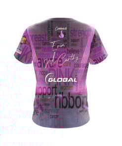 Alternative view of 900 Global Erin McCarthy Aware CoolWick Bowling Jersey
