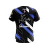 900 Global Erin McCarthy Grunge Lines CoolWick Bowling Jersey - Image 2