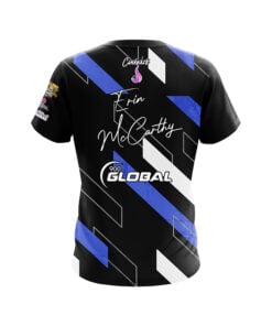 Alternative view of 900 Global Erin McCarthy Grunge Lines CoolWick Bowling Jersey