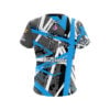 900 Global Erin McCarthy Light Blue Grunge CoolWick Bowling Jersey - Image 2