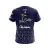 900 Global Erin McCarthy Navy Gold Hex CoolWick Bowling Jersey - Image 2