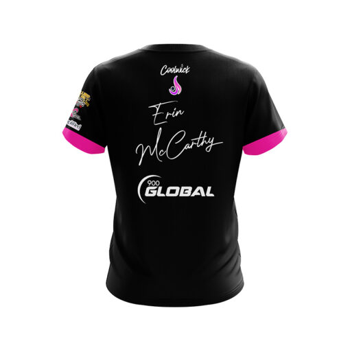 900 Global Erin McCarthy Pink Flamingo CoolWick Bowling Jersey - Image 2