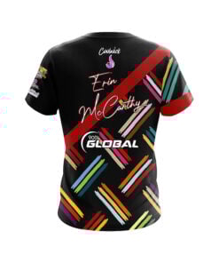 Alternative view of 900 Global Erin McCarthy Red Sketch CoolWick Bowling Jersey
