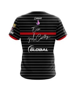 Alternative view of 900 Global Erin McCarthy Red Stripe CoolWick Bowling Jersey