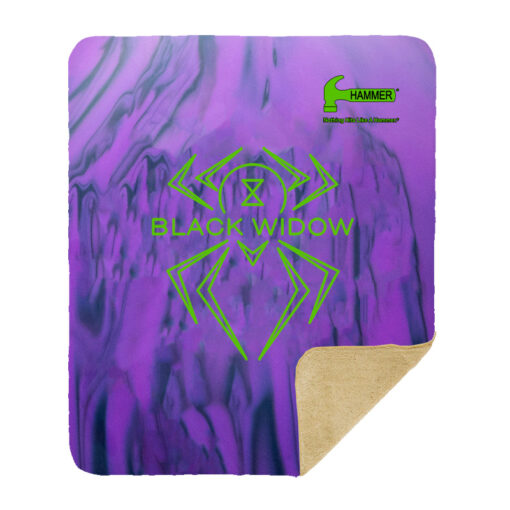 Hammer Black Widow 3.0 Dynasty Sherpa Lined Throw Blanket - Image 2