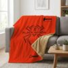 Hammer Black Widow Toxin Pearl Sherpa Lined Throw Blanket