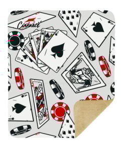 Alternative view of CoolWick All In Sherpa Lined Throw Blanket