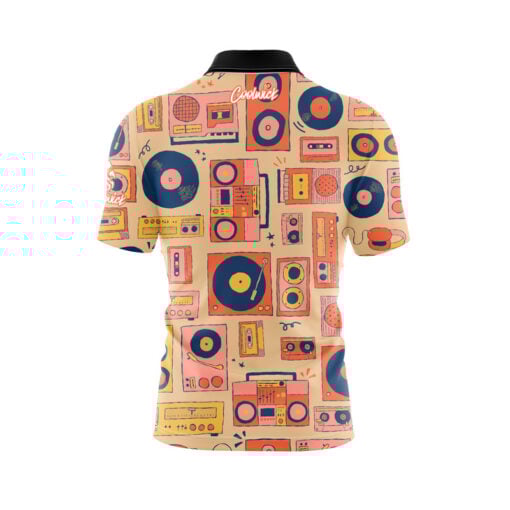 Vintage Music Fast Track CoolWick Bowling Jersey - Image 2