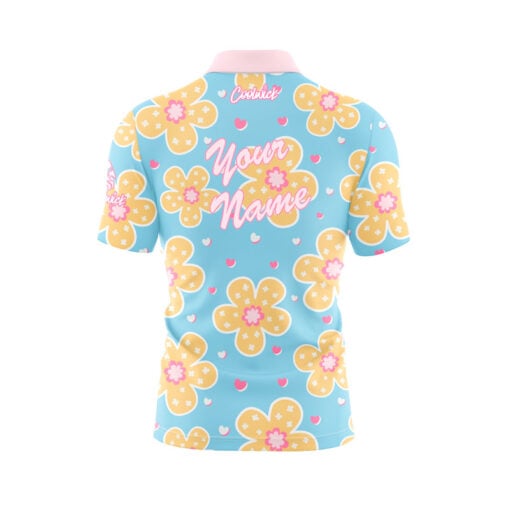 Buttercup Kisses Fast Track CoolWick Bowling Jersey - Image 3