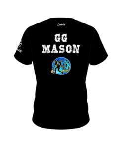 Alternative view of Gazmine "GG" Mason Plain Black CoolWick Bowling Jersey