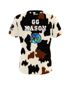 Alternative view of Gazmine "GG" Mason Cow Print CoolWick Bowling Jersey