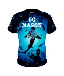 Alternative view of Gazmine "GG" Mason Deep Sea CoolWick Bowling Jersey