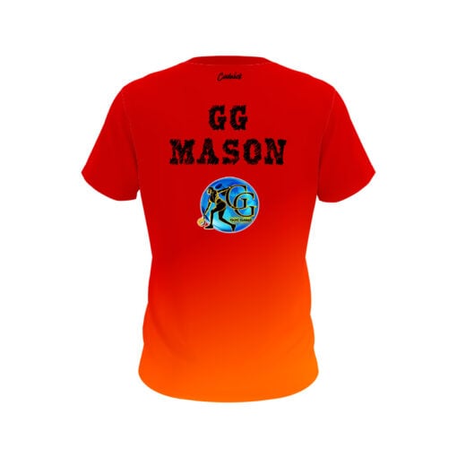 Gazmine "GG" Mason Red Orange Fade CoolWick Bowling Jersey - Image 2