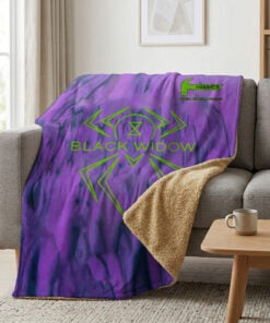 Hammer Black Widow 3.0 Dynasty Sherpa Lined Throw Blanket