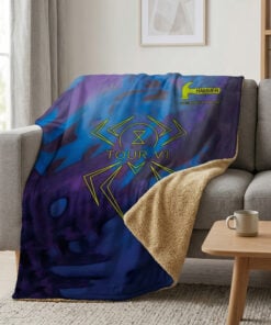 Hammer Black Widow Tour V1 Sherpa Lined Throw Blanket