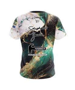 Alternative view of Hammer Stephanie Zavala Green Mountain CoolWick Bowling Jersey