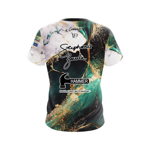 Hammer Stephanie Zavala Green Mountain CoolWick Bowling Jersey - Image 2