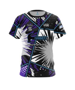 Hammer Stephanie Zavala Purple Comic CoolWick Bowling Jersey