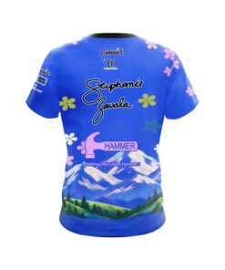 Alternative view of Hammer Stephanie Zavala Flower Mountain CoolWick Bowling Jersey