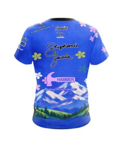 Alternative view of Hammer Stephanie Zavala Flower Mountain CoolWick Bowling Jersey