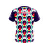 Bowling Pattern Mindset Gear CoolWick Bowling Jersey - Image 2