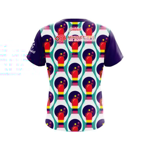 Bowling Pattern Mindset Gear CoolWick Bowling Jersey - Image 2