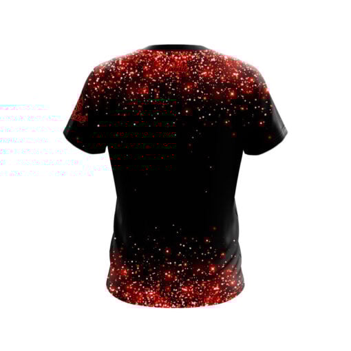 Red Glitter CoolWick Bowling Jersey - Image 2