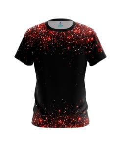 Red Glitter CoolWick Bowling Jersey