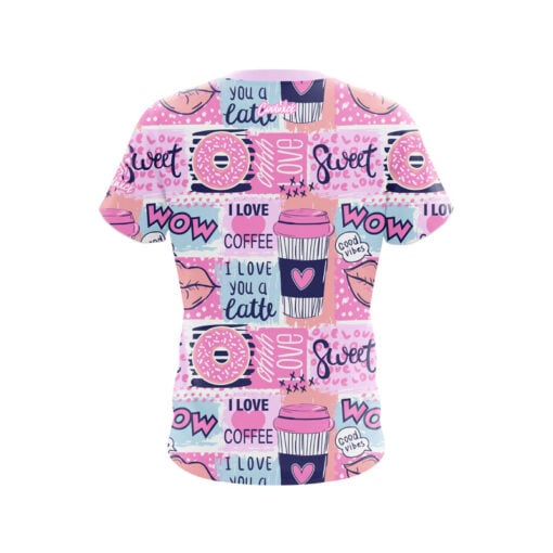 Coffee Love CoolWick Bowling Jersey - Image 2