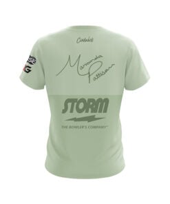 Alternative view of Storm Maranda Pattison Green Stripe CoolWick Bowling Jersey
