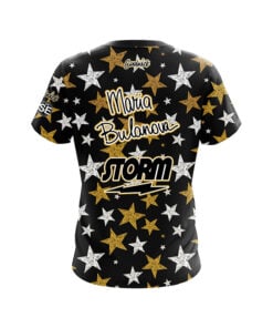 Alternative view of Storm Maria Bulanova Black Gold Starstrike CoolWick Bowling Jersey