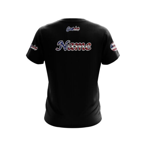StrikeLife American Flag Fade CoolWick Bowling Jersey - Image 2