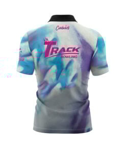 Alternative view of Track Kinetic Sapphire Ice Fast Track CoolWick Bowling Jersey