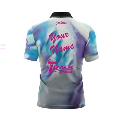 Track Kinetic Sapphire Ice Fast Track CoolWick Bowling Jersey - Image 3