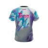 Track Kinetic Sapphire Ice CoolWick Bowling Jersey - Image 2