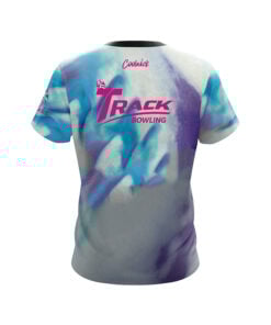 Alternative view of Track Kinetic Sapphire Ice CoolWick Bowling Jersey