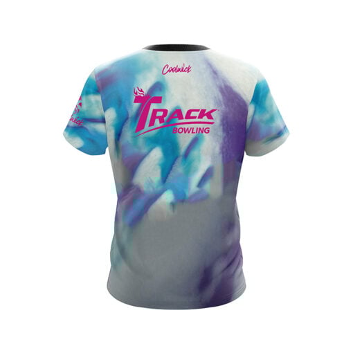 Track Kinetic Sapphire Ice CoolWick Bowling Jersey - Image 2